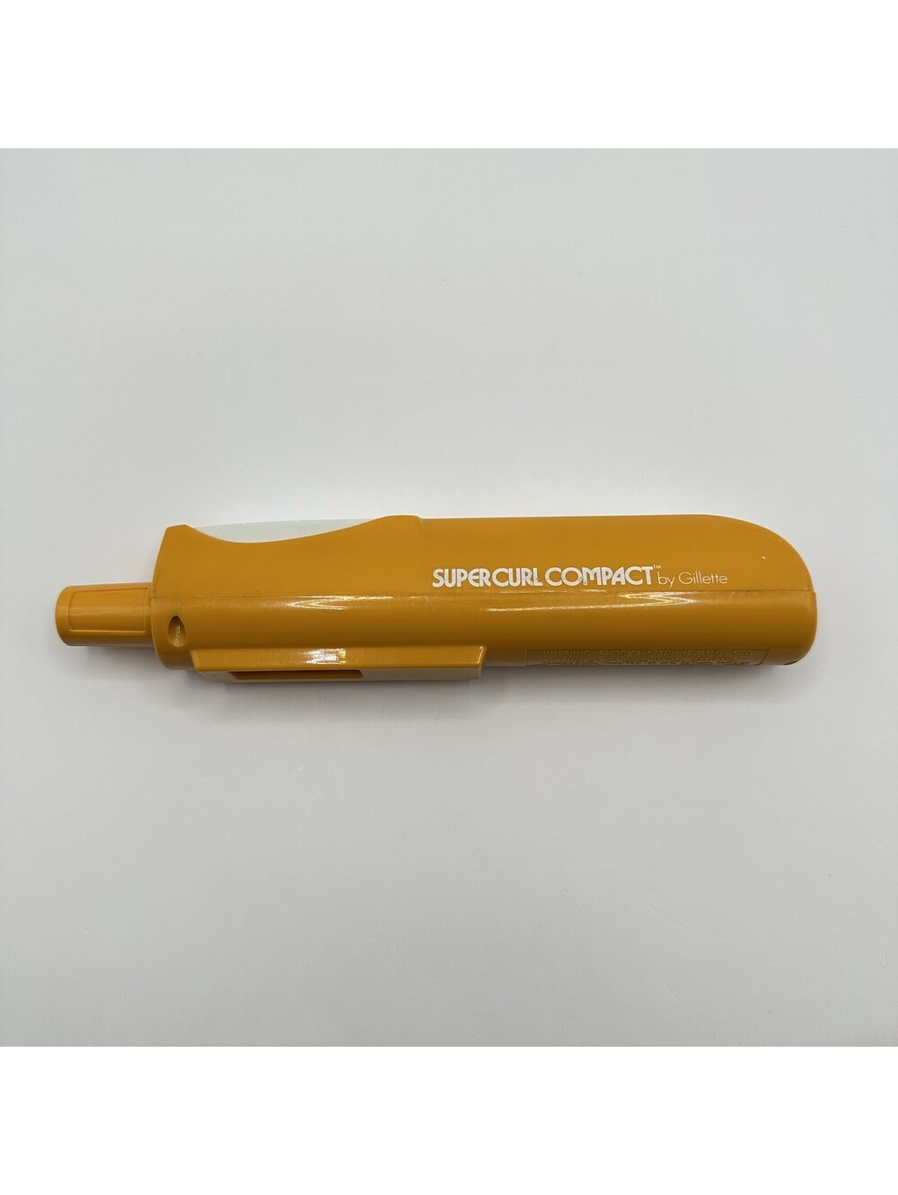 Vintage 1976 Gillette Super Curl Compact Curling Iron Tested Works